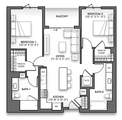 Floor plan B3