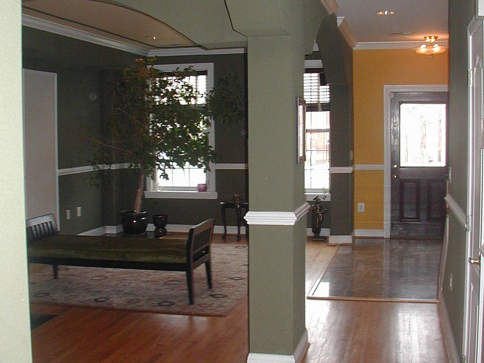 living room and dining room archways