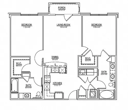 Floor plan B1-HC