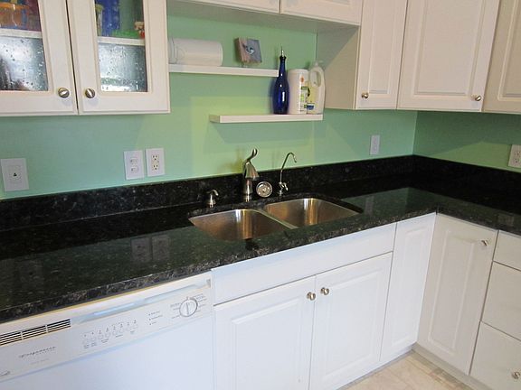 New granite countertops and sink