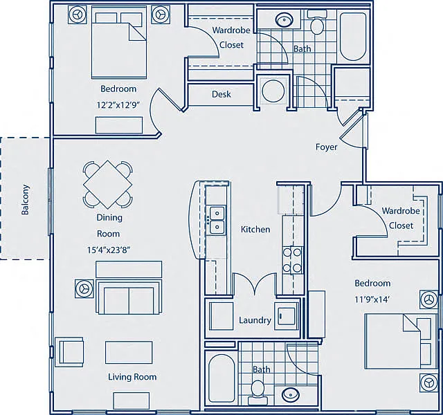 Floor plan B2D