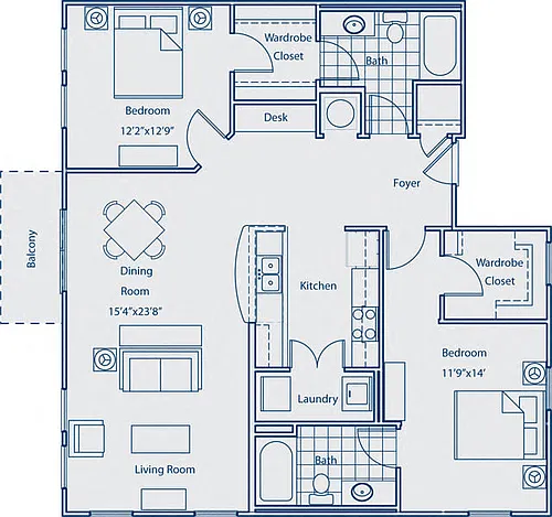 Floor plan B2D