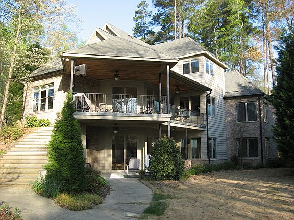 View from Lake Tillery : Lake views from almost every room in the house!