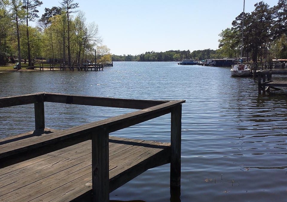 View from dock, new deck 2019