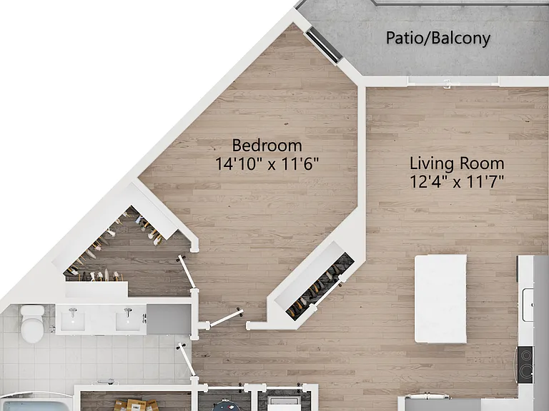 A10 | 1 Bedroom 1 Bath | The Westerly in Millcreek A10 | 1 Bedroom 1 Bath | The Westerly in Millcreek