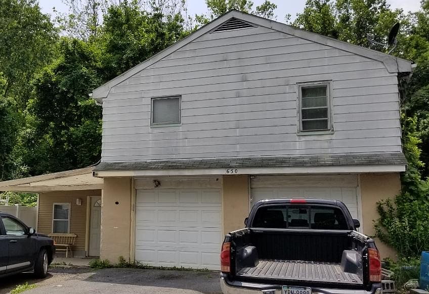 Apartment on top of garage.