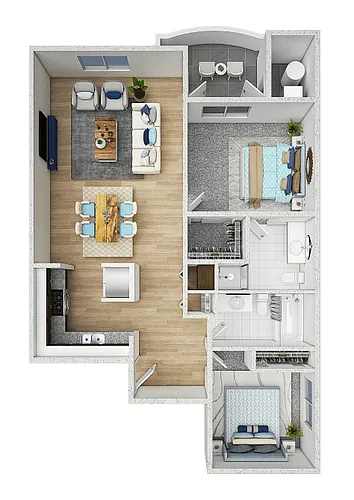 Floor plan Prickly Pear