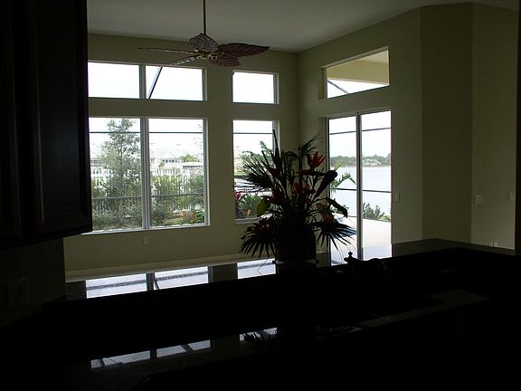 view from kitchen
