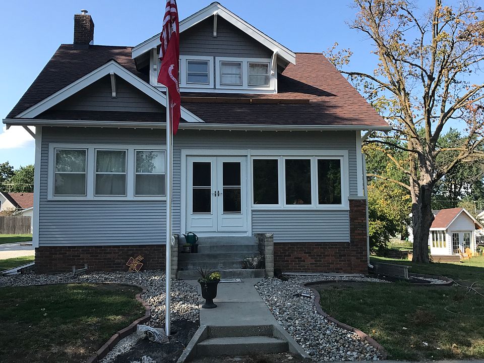 New siding and landscaping