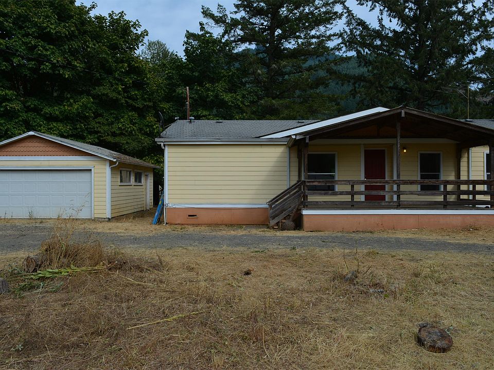 Front with garage