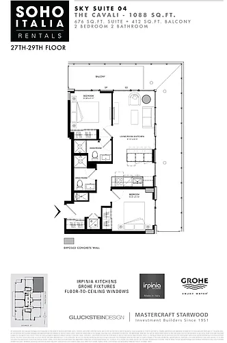 Floor plan 604
