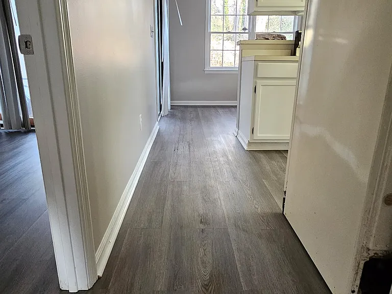 Hallway.
2nd bedroom is located on the left.