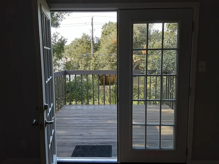 1st bedroom balcony