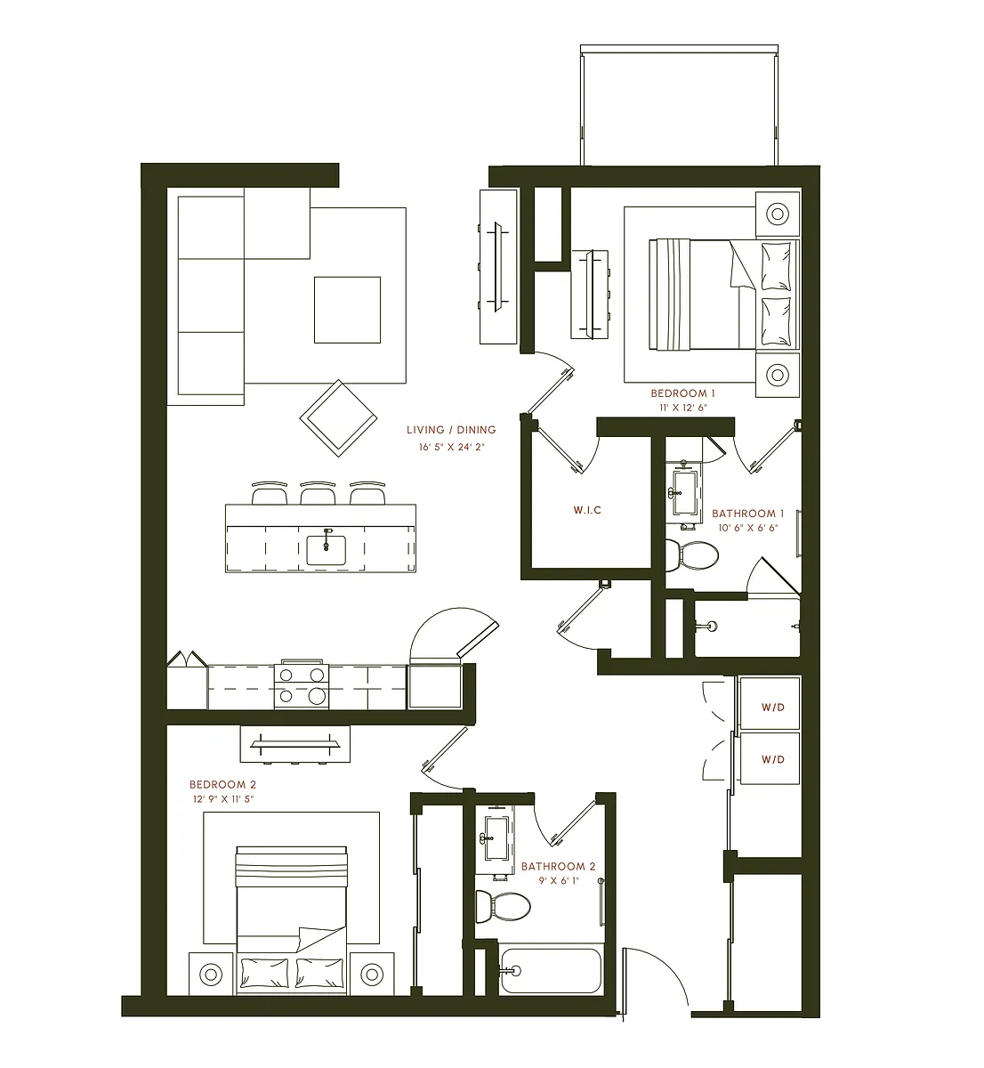 Floor plan B4 Balcony