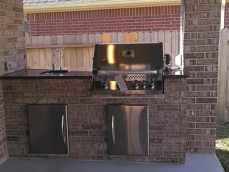 Backyard kitchen