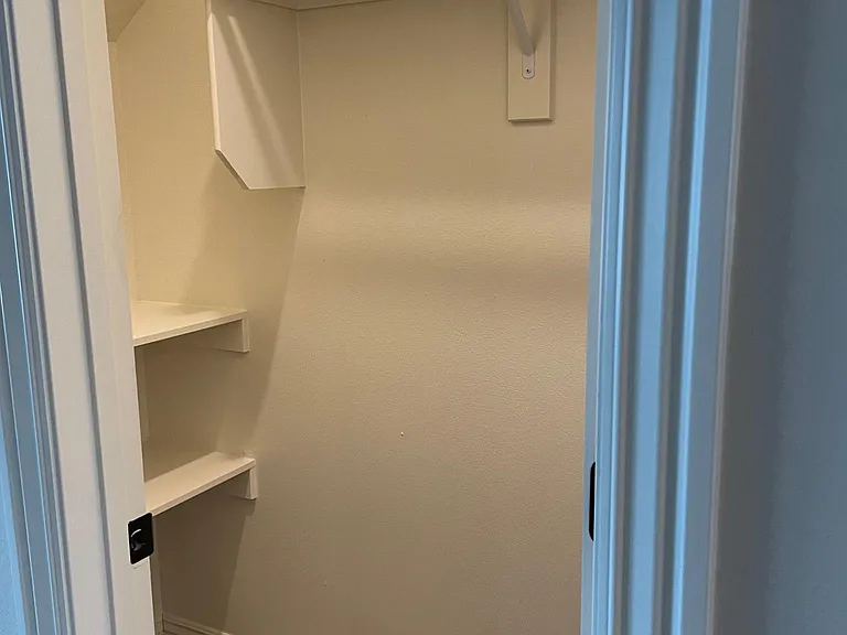 Downstairs closet