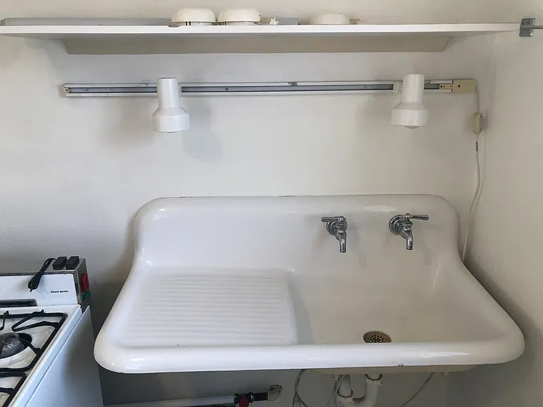 Vintage sink/drainboard.