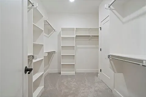 Primary walk in closet