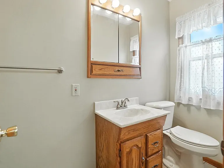 1/2 bath on first floor