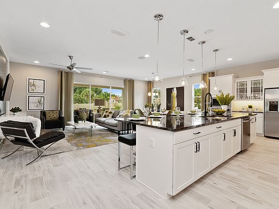 Kitchen overlooking great room
