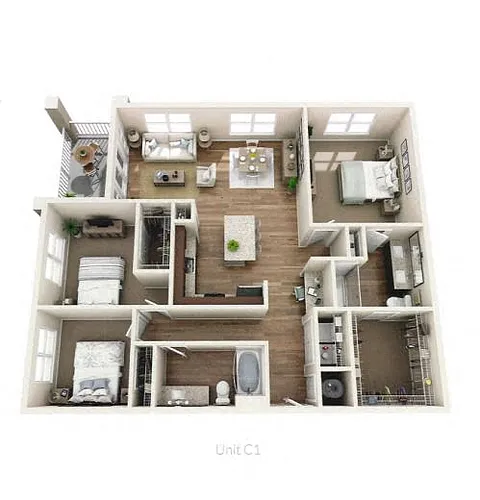 Floor plan 3 Bedroom