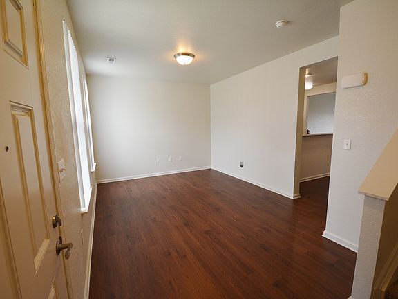 Open floor concept! Many options for this room - dining, for