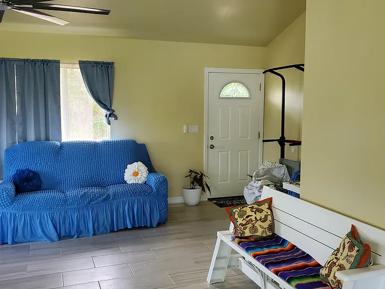 Ample living room.