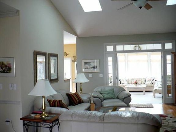 Vaulted LR, skylights