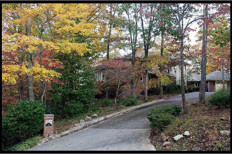 Driveway in Fall Colors