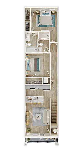 Floor plan Chime Upper