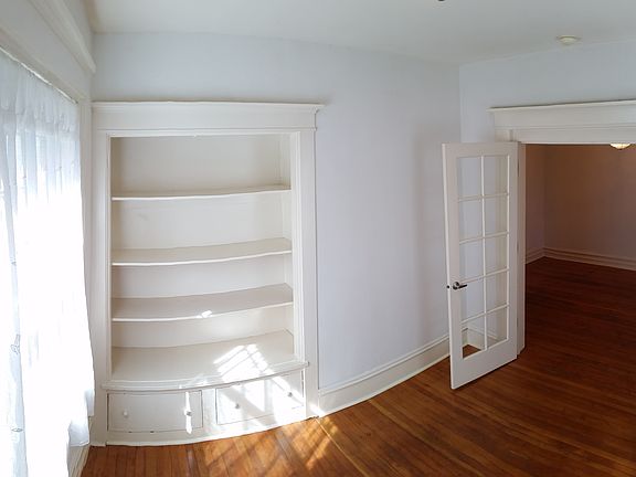 BR- built in, french doors