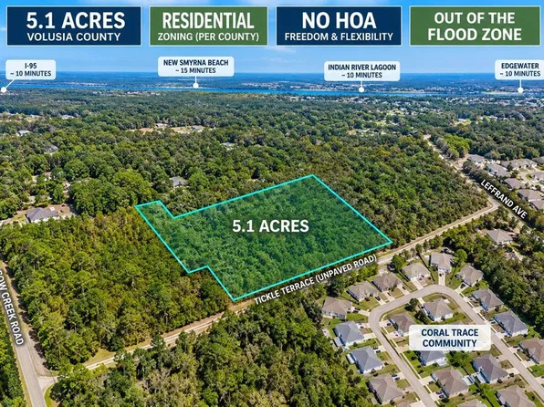3270 TICKLE TERRACE LOT 19, EDGEWATER, FL 32132