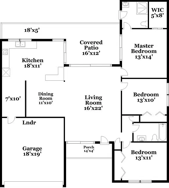 3 bed, 2.0 bath, 1580 sqft, $3,405 — Photo 2