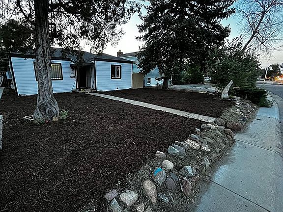 New plastic and mulch 