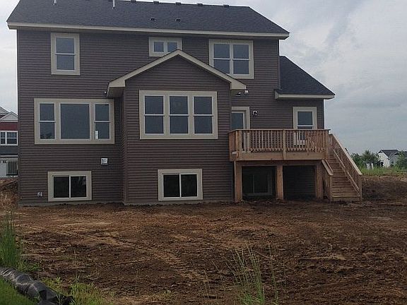 Rear Elevation w/ Deck