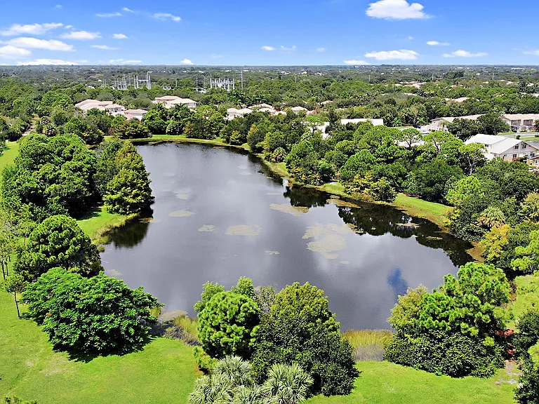 Aerial View of Lake
