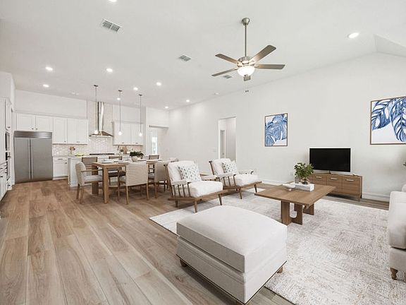 Spacious Azle kitchen and gathering area designed for modern open living.