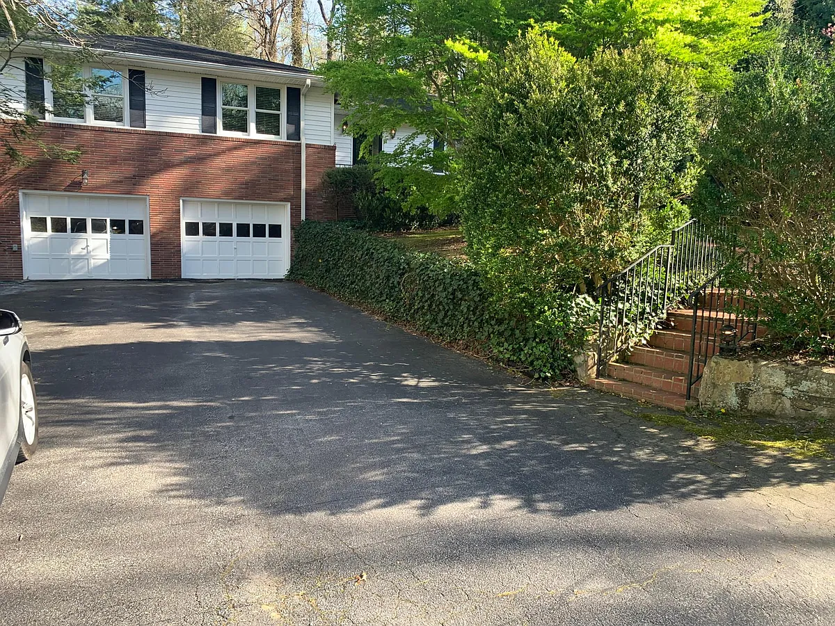 Two car garage front view - 225 Arbutus Ln