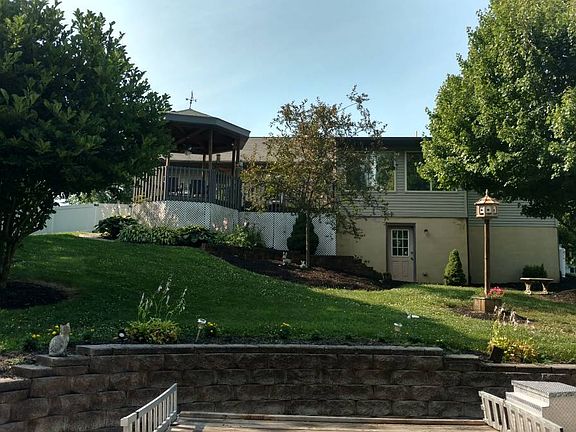 Rear of property