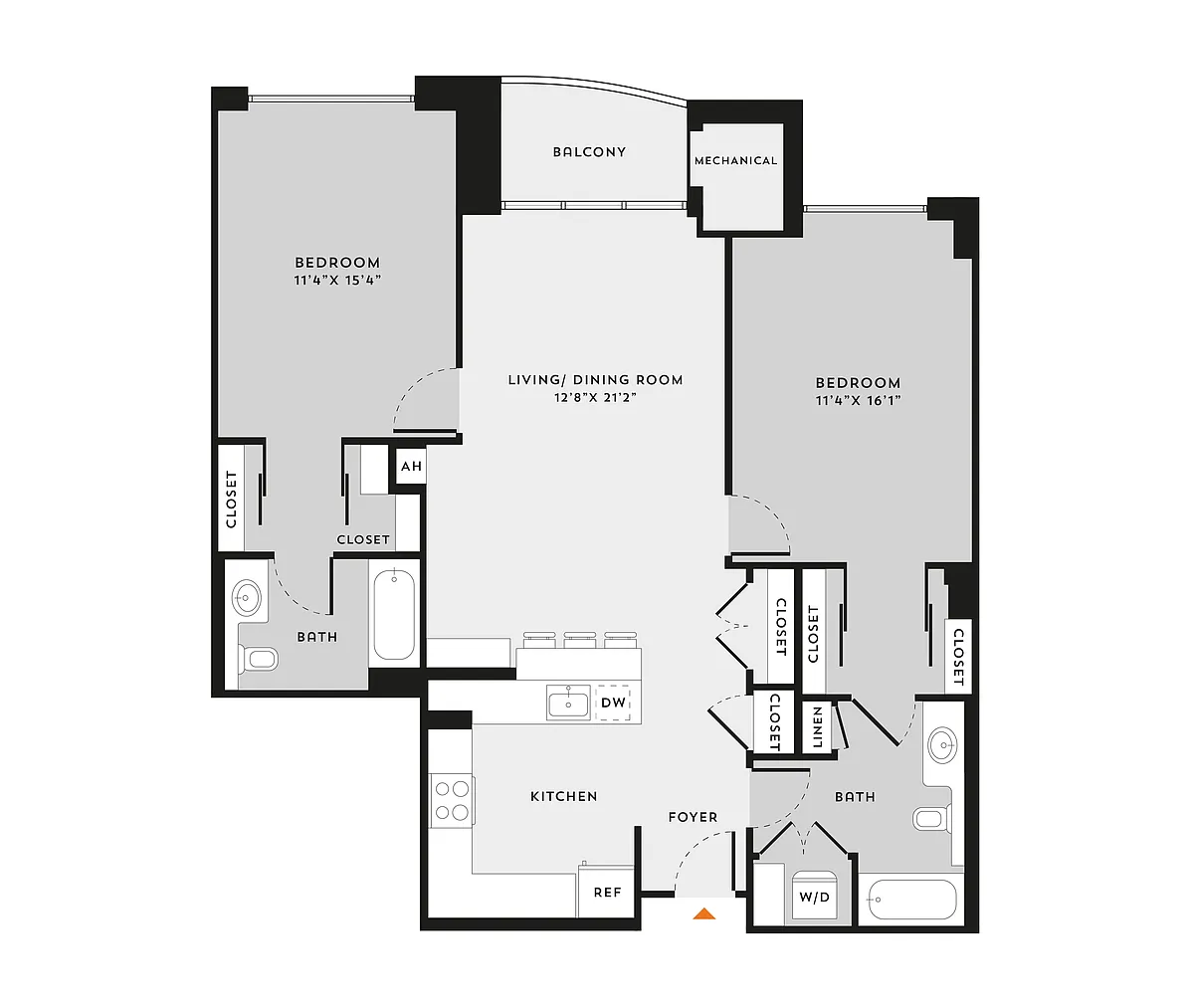 Floor plan 22D