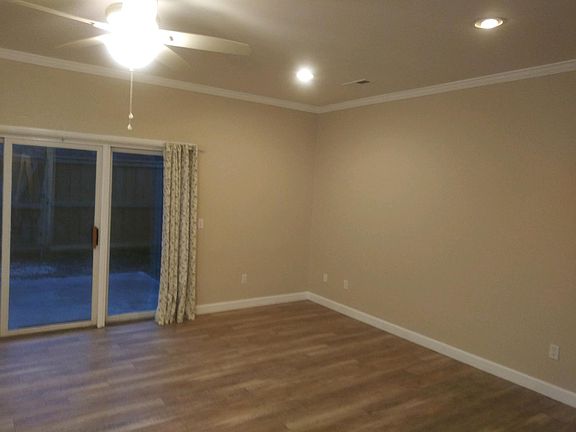 Living room with sliding doors to patio