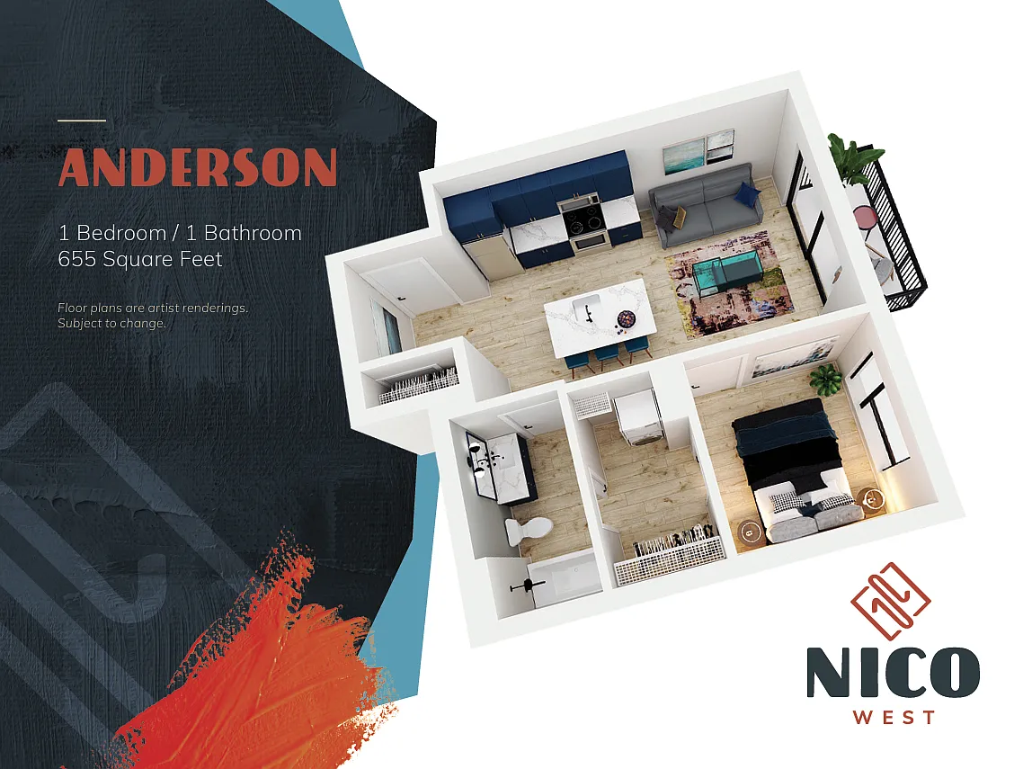 Floor plan Anderson