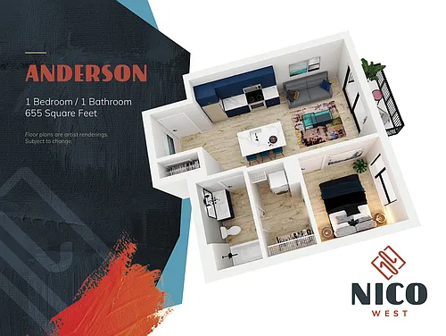 Floor plan Anderson