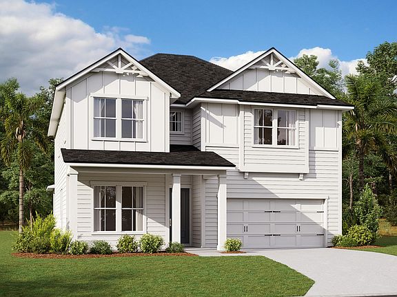 The Manatee Florida Farmhouse Elevation 7