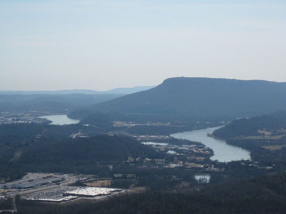 Lookout Mtn, TN River, City Lights