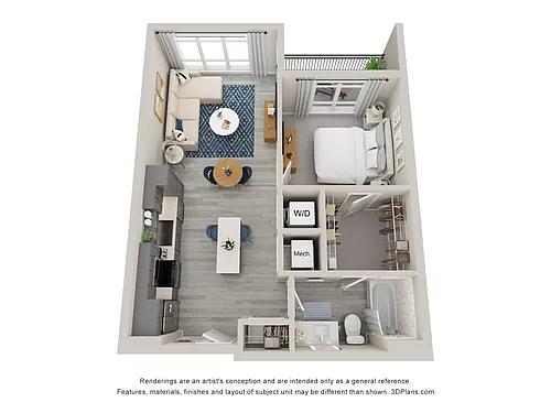 Floor plan A4WDU