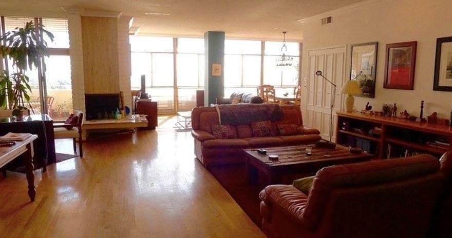 furnishings removed and painted