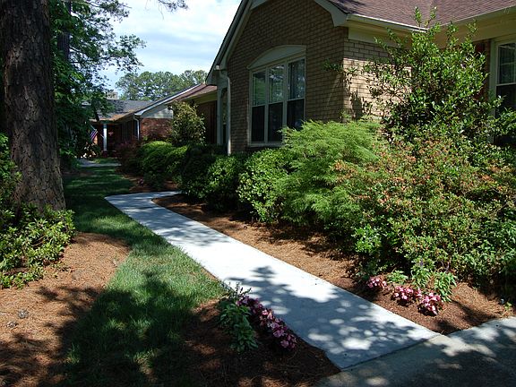 New walkway to front door