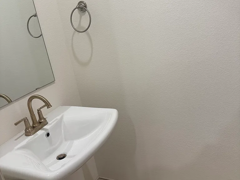 Powder room sink