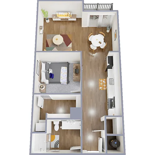 Floor plan Velour Canape'